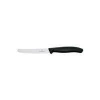 VICTORINOX Swiss Classic Tomato and Table Knife - Black
