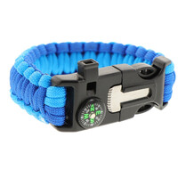 Fighting Bro Paracord Bracelet Black and Blue BN51994