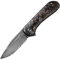 Civivi Elementum Linerlock Outdoor Knife | Damascus Steel Blade