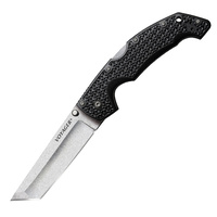 Cold Steel Large Voyager 9.25" Tanto Folding Knife | AUS10A Steel, 4" Blade, CS29AT