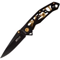 MTech Linerlock Black Folding Knife MT1176BK