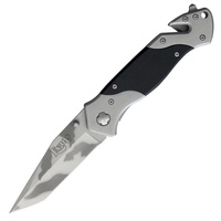 Evans Linerlock Camo Folding Knife