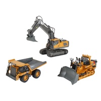 3in1 RC Excavator, Bulldozer & Dump Truck Bundle 