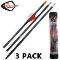 Pocket Shot 3 Piece Take Down Arrows (3 Pack) TPS-TDA3P