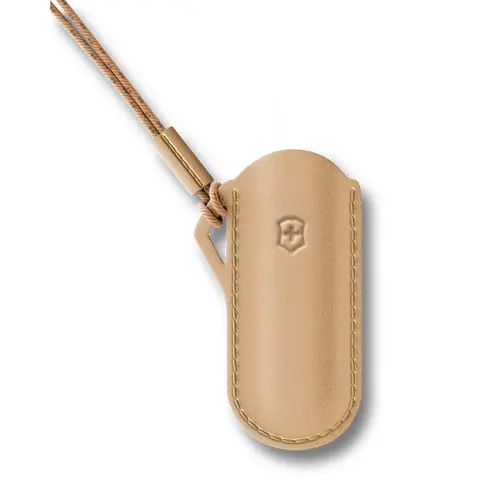 Victorinox Classic Leather Pouch (2)- Wet Sand (Beige) 05722