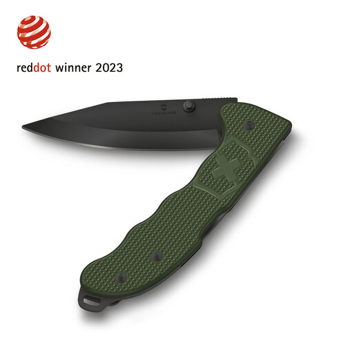 Victorinox Evoke Black Oxide Clip-point Olive Green Swiss Army Knife- 35358 