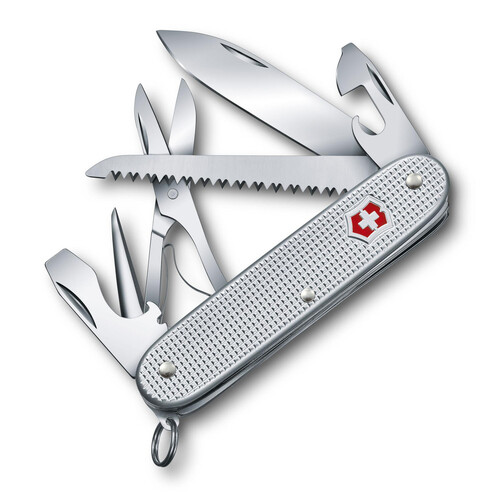 Victorinox Farmer X Alox Silver Swiss Army Knife - 35702