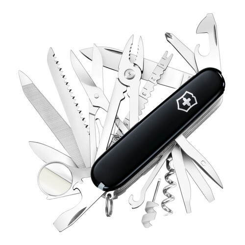 Victrorinox Swiss Champ Swiss Army Knife - Black 35830