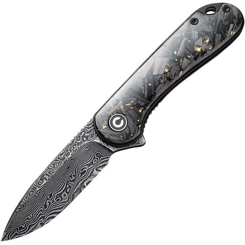 Civivi Elementum Linerlock Outdoor Knife | Damascus Steel Blade CIVC907CDS1