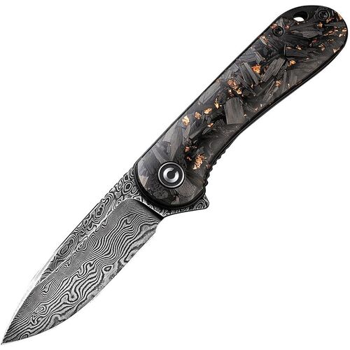 Civivi Elementum Linerlock Outdoor Knife | Damascus Steel Blade