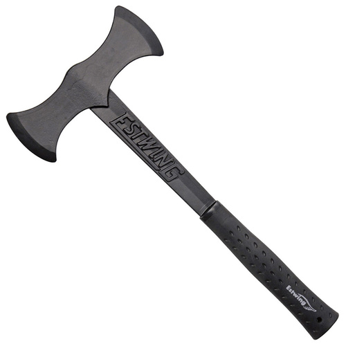 Estwing Black Eagle Double Bit Axe | 17" Overall, Shock Reduction, Double Edged, ESEBDBA