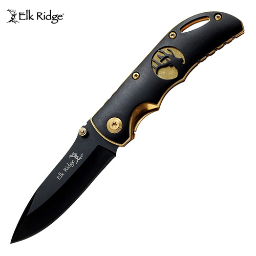 Elk Ridge Gold Titanium Pocket Knife KER134