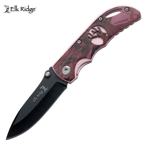 Elk Ridge Purple Camo Pocket Knife KER134PC