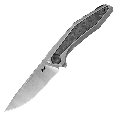 Zero Tolerance Framelock CF Folding Knife | CPM-20CV Steel, Titanium Handle ZT0470